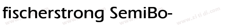 fischerstrong SemiBo字体转换